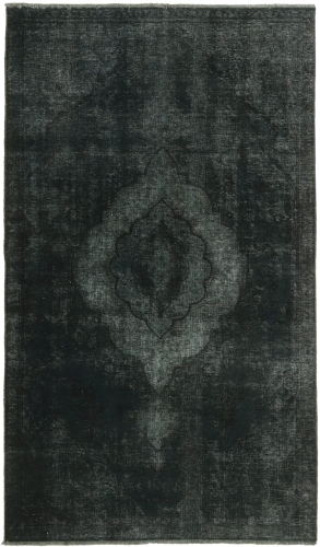 Czarno Zielony Dywan Perski Reza's 252x140cm 