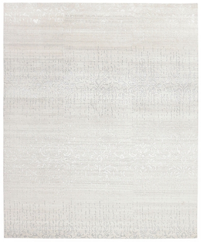 Biało Szary Dywan Wycinany rózne rozmiary Reza's 