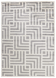 Szary Dywan Geometryczny  różne rozmiary Reza's