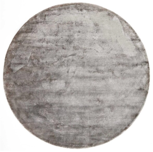Okrągły Szary Dywan Gładki różne rozmiary Reza's 