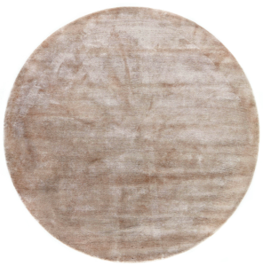 Okrągły Beżowo Szary Dywan Gładki różne rozmiary Reza's