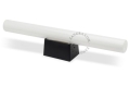 Kinkiet Stick opal & black 30cm Zangra