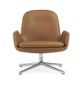 Fotel Obrotowy Era Niski  skórzany rózne kolory Normann Copenhagen 