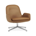 Fotel Obrotowy Era Niski  skórzany rózne kolory Normann Copenhagen 