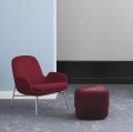 Fotel Era Niski Na Dębowych Nogach Czarny Normann Copenhagen