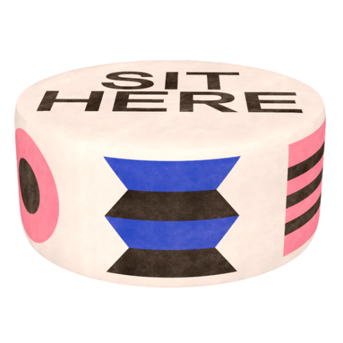  PUFA OGGIAN SIT HERE BIAŁA L QEEBOO