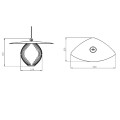 Lampa wisząca Satellite Medium Gubi różne kolory!  