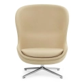 Fotel Obrotowy Hyg Wysoki Aluminiowa Podstawa różne kolory Normann Copenhagen