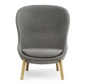 Fotel Hyg Wysoki Dąb różne kolory Normann Copenhagen 