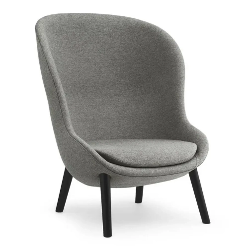 Fotel Hyg Wysoki Czarny Dąb różne kolory Normann Copenhagen