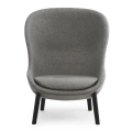 Fotel Hyg Wysoki Czarny Dąb różne kolory Normann Copenhagen