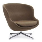 Fotel Obrotowy Hyg Niski Aluminiowa Podstawa różne kolory Normann Copenhagen 