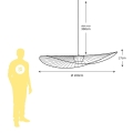 LAMPA WISZĄCA VERTIGO różne kolory  ŚR. 200 CM Petite Friture 