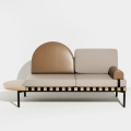 SOFA GRID SZARO-BEŻOWA PETITE FRITURE
