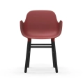 Krzesło Form Z Podłokietnikami Czarna Podstawa różne kolory Normann Copenhagen 