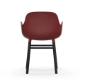 Krzesło Form Z Podłokietnikami Czarna Podstawa różne kolory Normann Copenhagen 