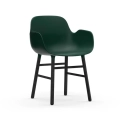 Krzesło Form Z Podłokietnikami Czarna Podstawa różne kolory Normann Copenhagen 