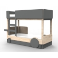 Łóżko Discovery piętrowe wysuwane Montessori Mathy by Bols 