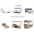 Łóżko Discovery Montessori  Adaptowalne Mathy by Bols  