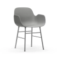 Krzesło Form Z Podłokietnikami Chromowana Podstawa różne kolory Normann Copenhagen    