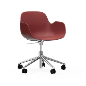 Krzesło Biurowe Form Z Podłokietnikami Aluminiowa Podstawa 5W różne kolory Normann Copenhagen     