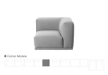 Sofa modułowa CONNECT MUUTO różne moduły