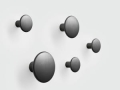 Wieszaki DOTS METAL zestaw 5szt.  Muuto różne kolory