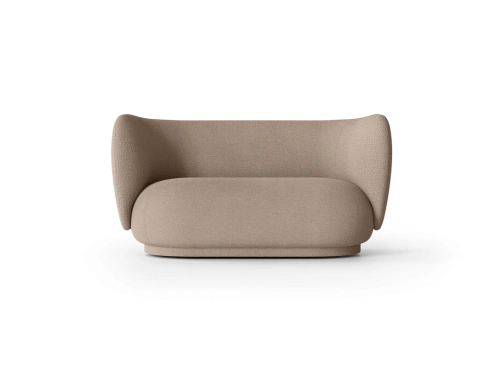 Sofa Rico 2 Os. Boucle Piaskowa Ferm Living