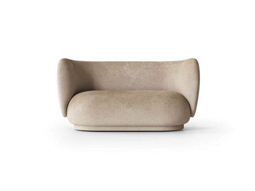 Sofa Rico 2 Faded Velvet Sand Ferm Living  