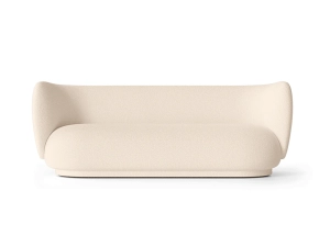Sofa Rico 3 Wool Boucle Off-White Ferm Living 