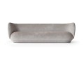 Sofa Rico 4 Faded Velvet Concrete Ferm Living  
