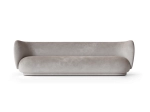 Sofa Rico 4 Faded Velvet Concrete Ferm Living  