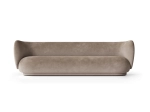 Sofa Rico 4 Faded Velvet Beige Ferm Living 