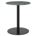 GUBI stół 1.0 okrągły  Ø60 cm czarny/marmur  