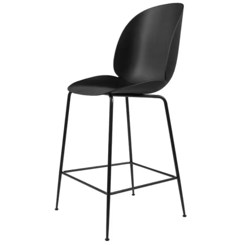Krzesło Barowe Beetle Czarna Podstawa różne rozmiary Gubi