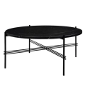 Stolik Kawowy Ts 80 Cm Czarna Podstawa Blat Marmurowy różne kolory Gubi