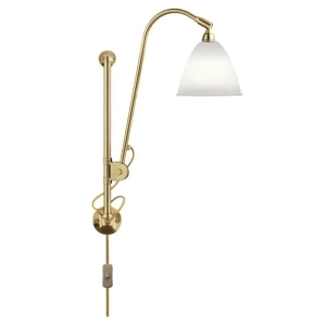 Lampa Ścienna Bestlite Bl5 Brass Włącznik W Przewodzie  rózne kolory Gubi 
