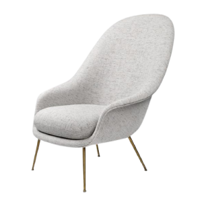 Fotel Bat Lounge Chair High Back Conic Base Gubi cena od: