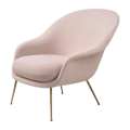Fotel Bat Lounge Chair Low Back Conic Base Gubi cena od: 