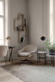Fotel Bat Lounge Chair Low Back Conic Base Gubi cena od: 
