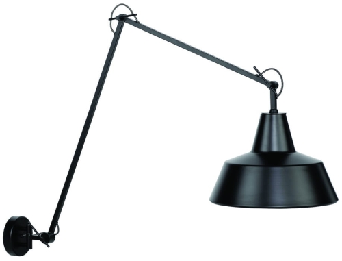Lampa ścienna z ramieniem CHICAGO czarna	It's About RoMi