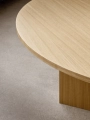 AUDO COPENHAGEN stół Ø120  Ø150 i Ø50 stolik ANDROGYNE WOOD różne warianty