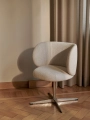 Krzesło Obrotowe Rico Dining Chair - Swivel  FermLiving  różne warianty tkanin i kolorów 