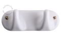 Wieszak z 2 haczykami porcelanowy ZANGRA różne kolory