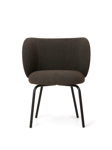 Rico Dining Chair Hallingdal Dark Grey Brown/Black  Ferm Living