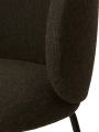 Rico Dining Chair Hallingdal Dark Grey Brown/Black  Ferm Living