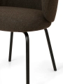 Rico Dining Chair Hallingdal Dark Grey Brown/Black  Ferm Living