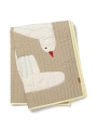 Koc Bird Quilted Blanket Sand Ferm Living  