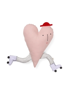 Poduszka Heart Cushion Dusty Rose ferm Living 