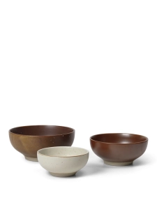 Miski Midi Bowls - Set of 3 Multi Ferm Living 